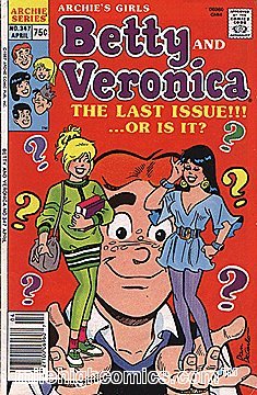 Archie's Girls Betty and Veronica (1950 series) #347