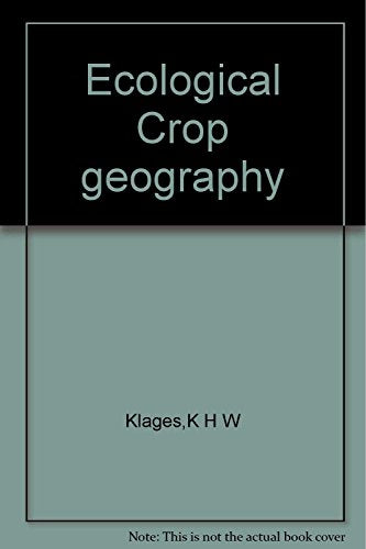 Ecological Crop Geography