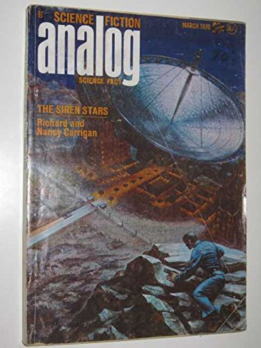 Analog Science Fiction/Science Fact, March 1970 (Volume LXXXV, No. 1)