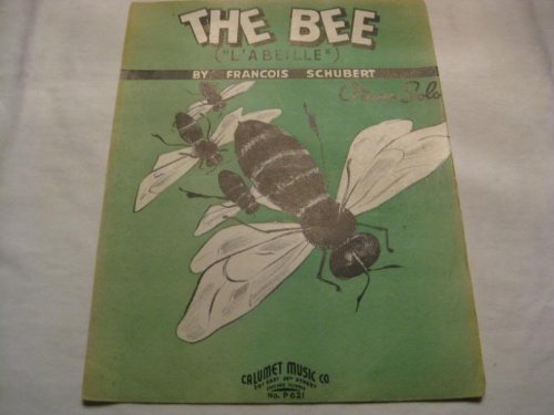 THE BEE FRANCOIS SCHUBERT 1937 SHEET MUSIC FOLDER 460 SHEET MUSIC