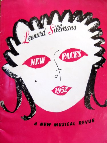 1952 Playbill- Leonard Sillman's New Faces of 1952 (Paul Lynde, Robert Clary, Eartha Kitt)