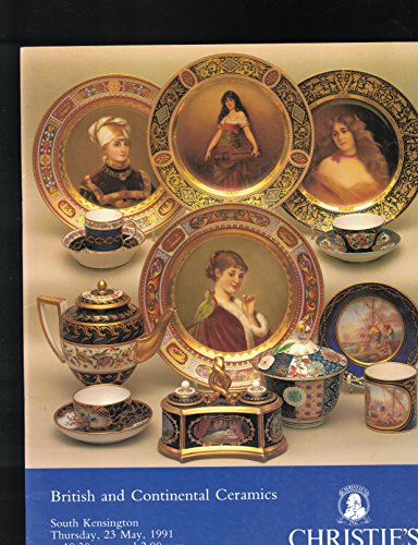 Christie's Catalog British & Continental Ceramics May 23 1991