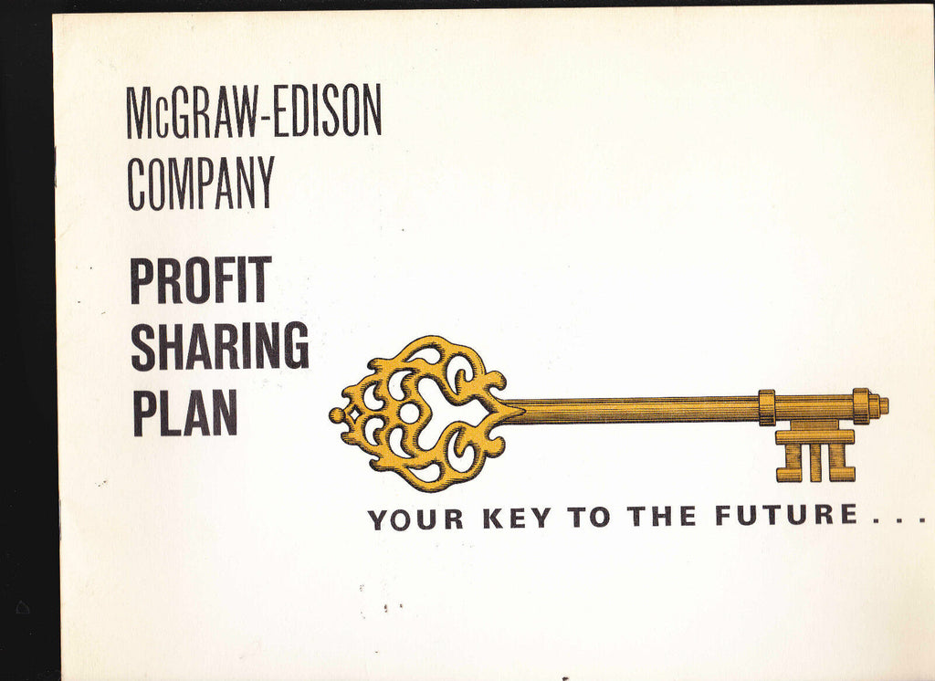 McGraw-Edison Company Profit Sharing Plan booklet 1966