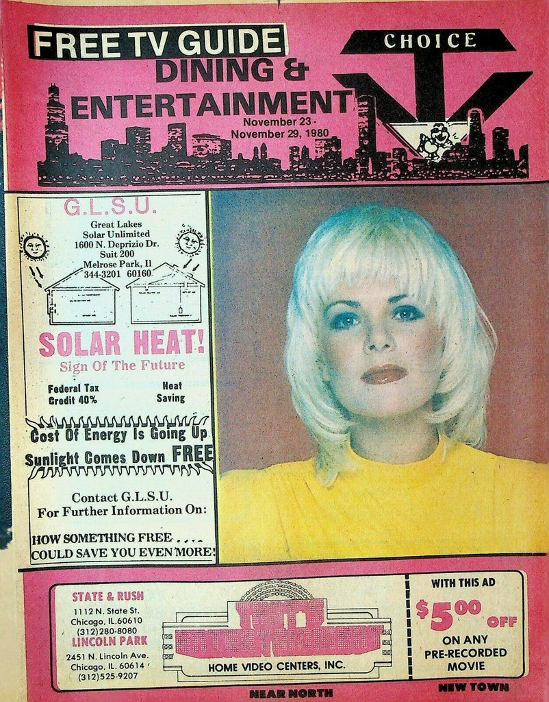 People's TV Choice Magazine November 23 1980 Ann Jillian
