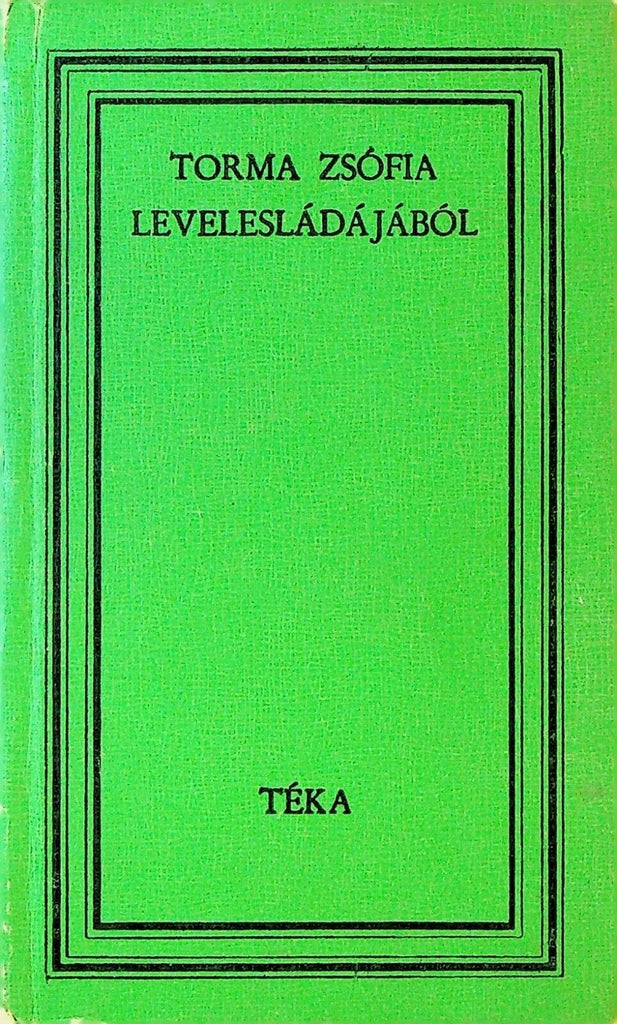 Torma Zsofia levelesladajabol 1972 Hungarian HC Book Archaeologist