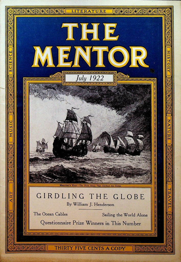 The Mentor Magazine July 1922 Exploration Ships Magellan