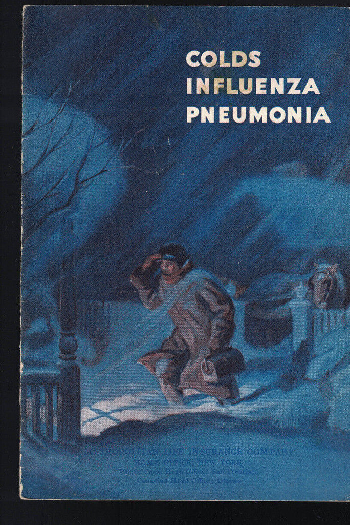 Colds Influenza Pneumonia Booklet Metropolitan Life 1950