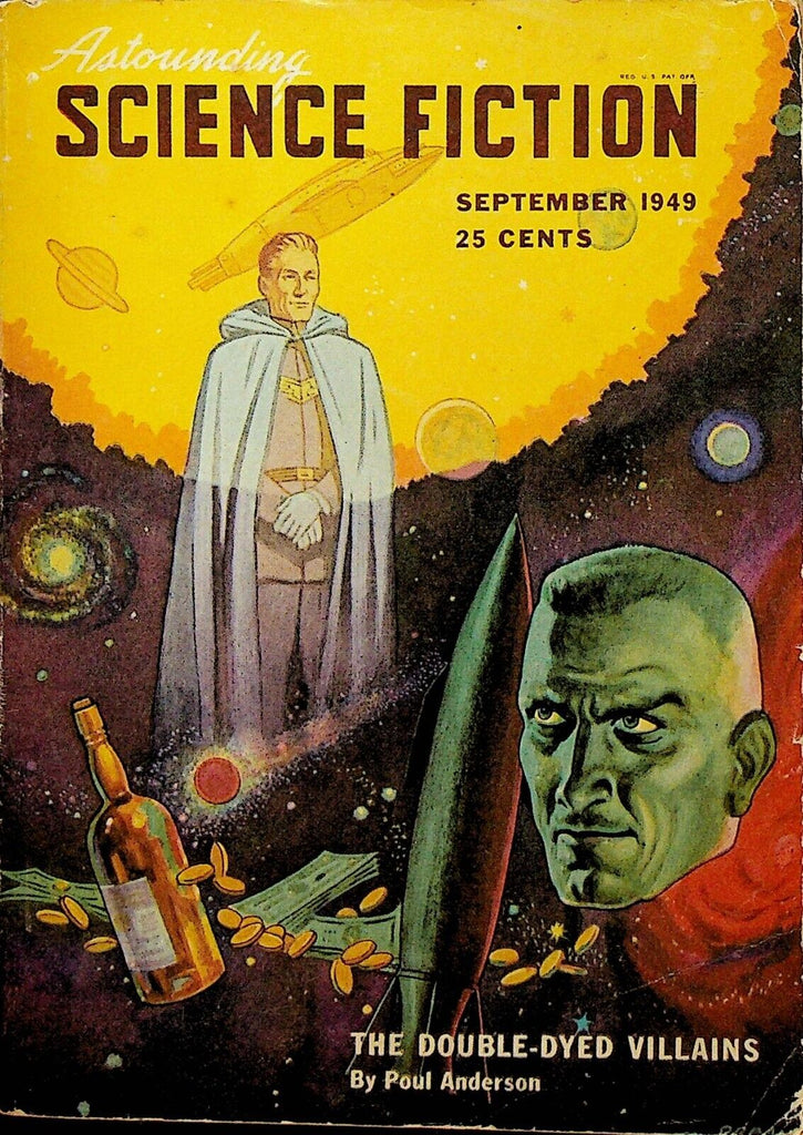 Astounding Science Fiction September 1949 Poul Anderson Arthur C Clarke