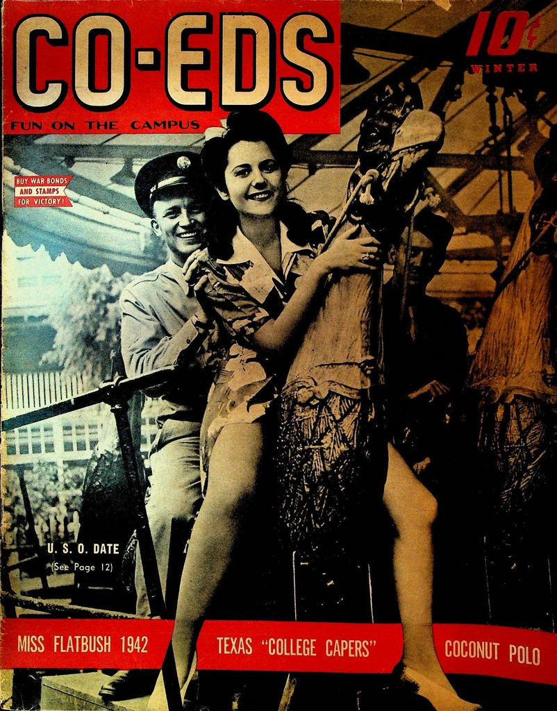 Co-Eds Magazine Winter 1943 Cheesecake Steeplechase Park Renee Summer