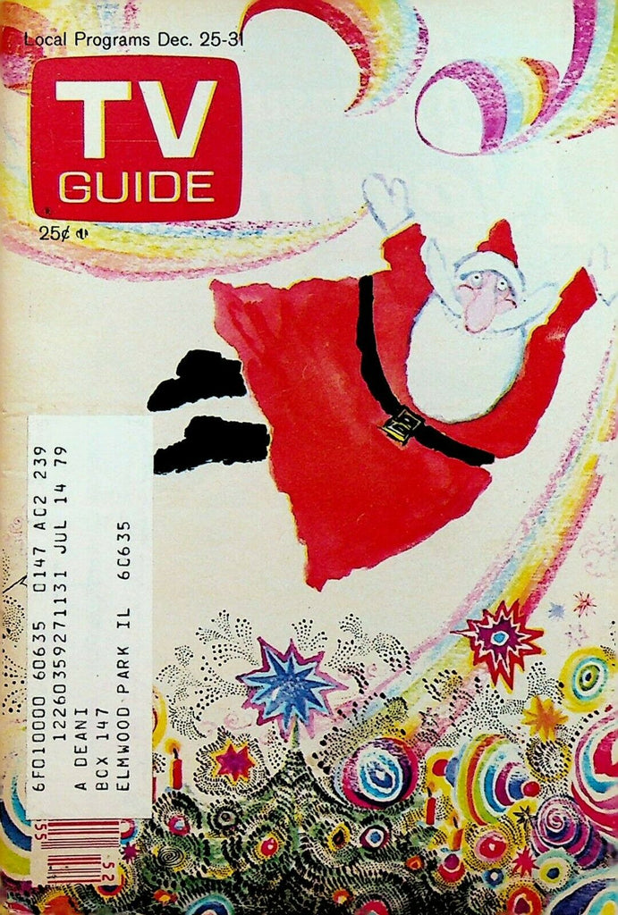 TV Guide December 25 1976 Ronald Searle Santa Claus Dick Van Dyke