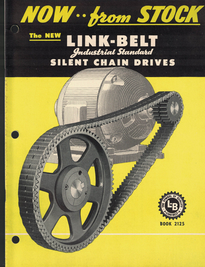 Link Belt Industrial Standard Silent Chain Drives Catalog 2125 1948