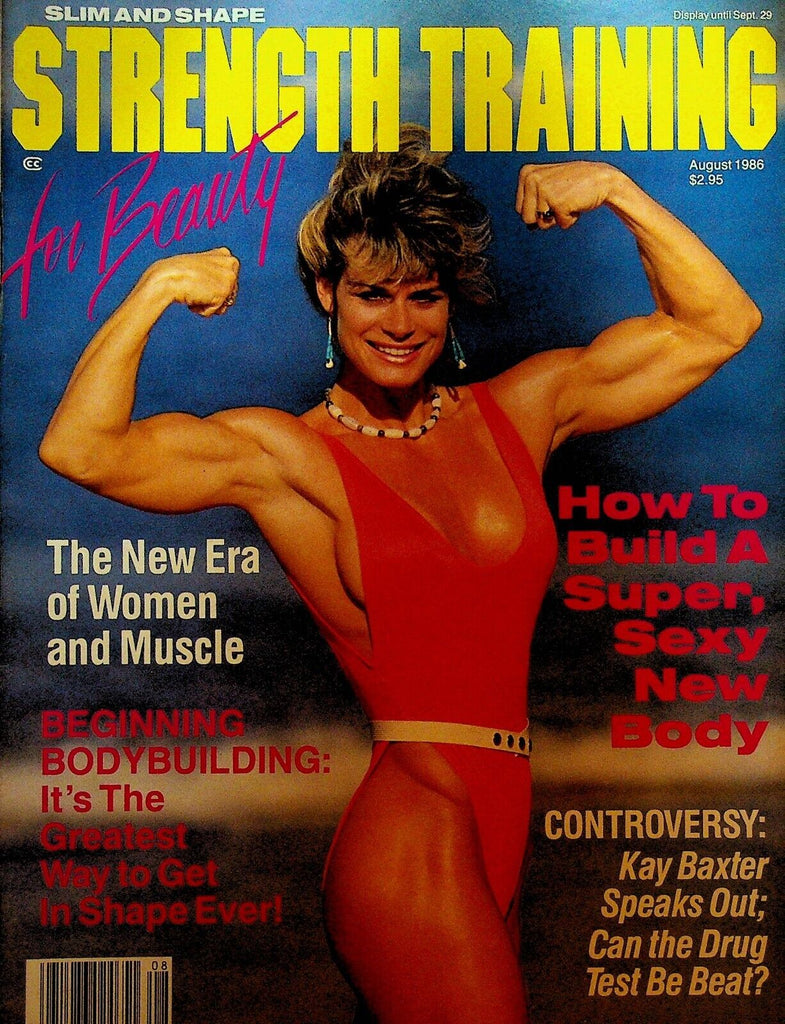 Slim and Shape Strength Training Magazine August 1986 Lory Walkup-Green
