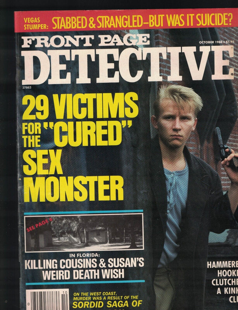 Front Page Detective Magazine October 1988 Paul R Brown Dixie Dyson