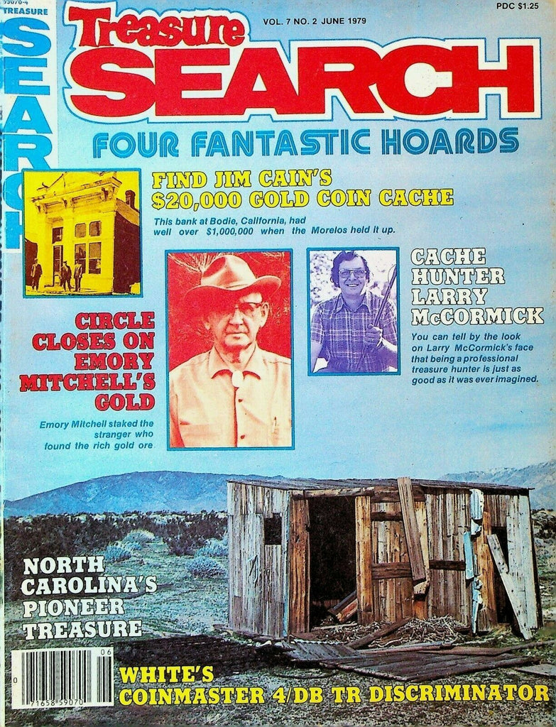 Treasure Search Magazine June 1979 Larry McCormick Emory Mitchell Jim Cain