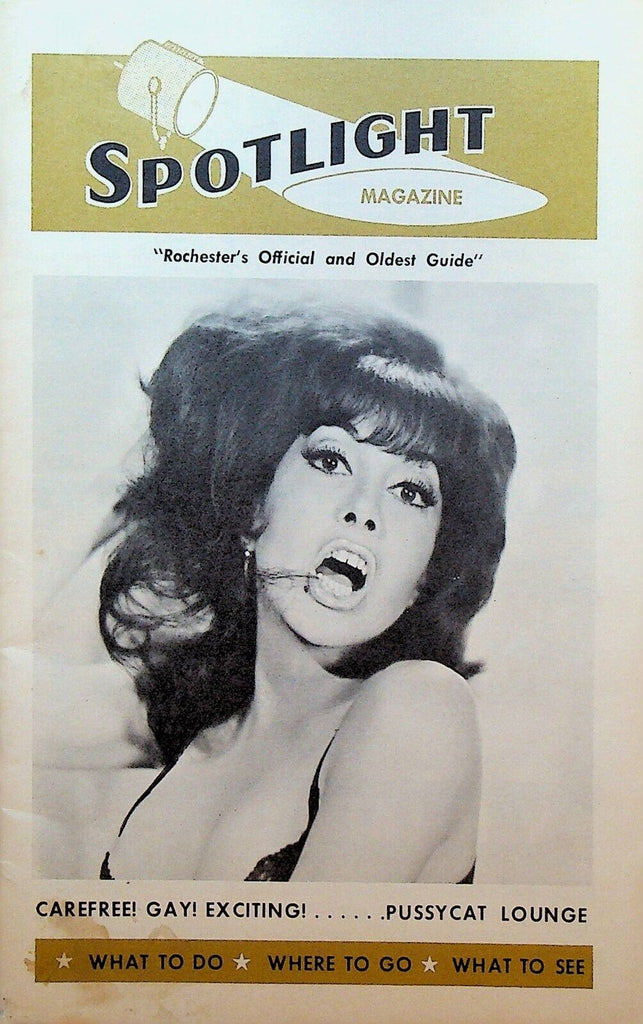 Spotlight Magazine Rochester NY April 1969 Blue Gardenia Pussycat Lounge