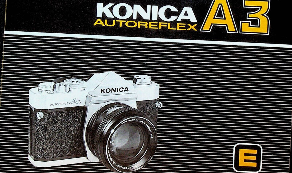 Konica Autoreflex A3 Camera Manual Guide