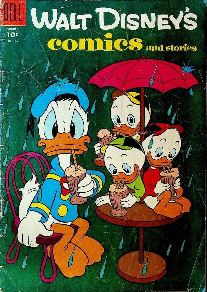 Walt Disney's Comics & Stories 179 Dell Comics 1955 Donald Duck Milk Shakes