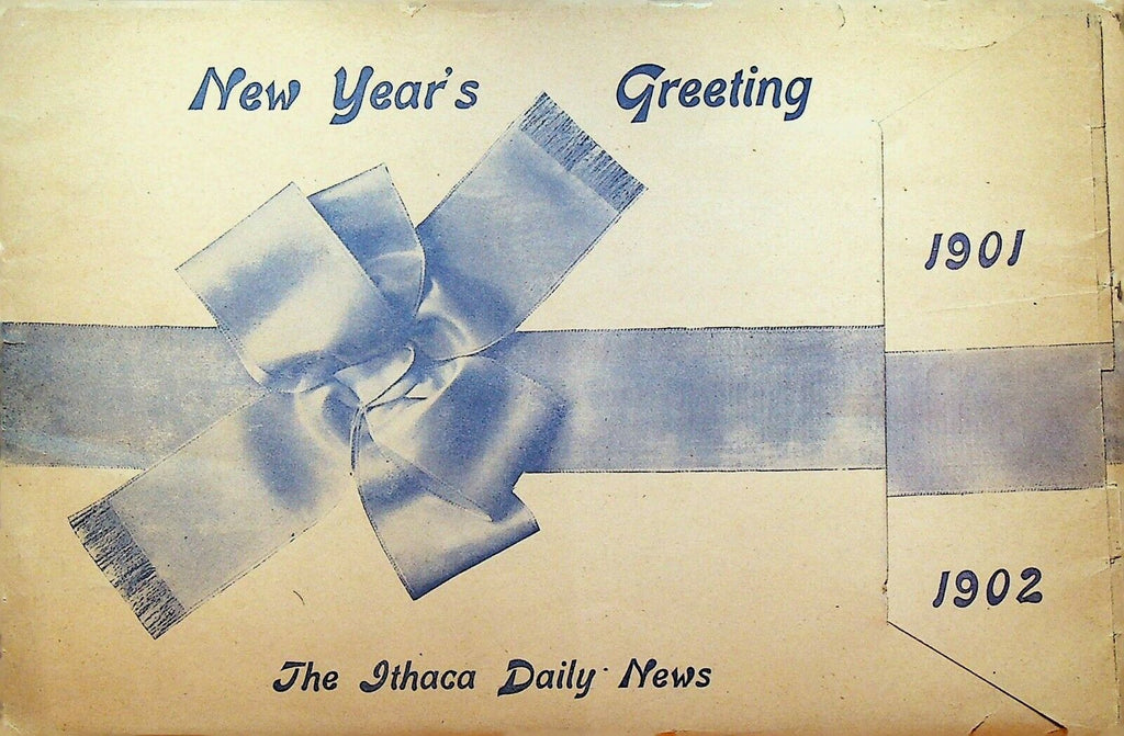 Ithaca NY Daily News New Year's Greeting Booklet 1901 1902 Great Flood