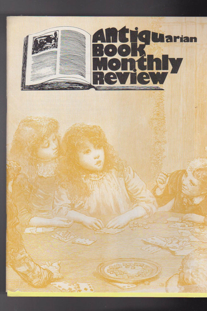 Antiquarian Book Monthly Review December 1974 Christmas Cards Fantasy Publishers