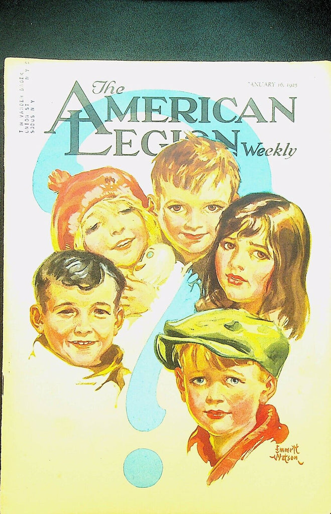 American Legion Weekly January 16 1925 Emmett Watson Aviation