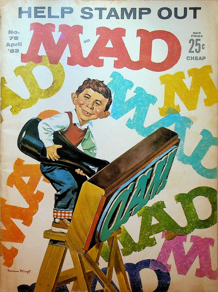 Mad Magazine 78 April 1963 Norman Mingo Chess Dave Berg Spy v Spy