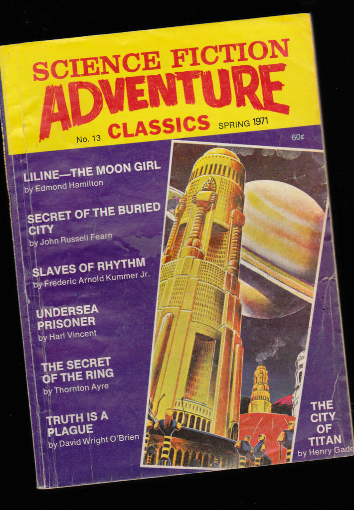 Science Fiction Adventure Classics #13 Spring 1971 Edmond Hamilton Ayre Fearn