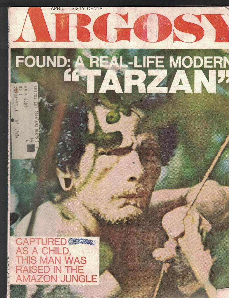 April 1970 Argosy Magazine- Florida Black Bass, Modern-DayTarzan