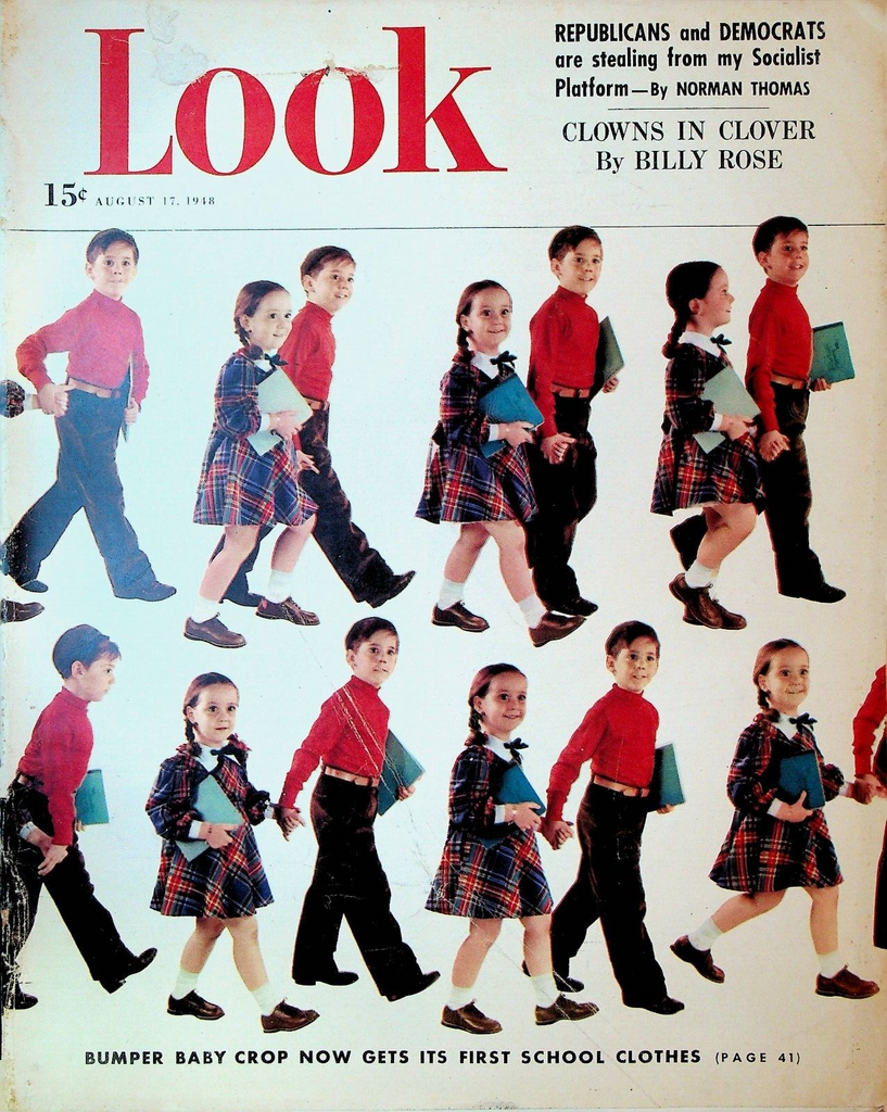 Look Magazine August 17 1948 Billy Rose Harry Grayson Atwater Kent