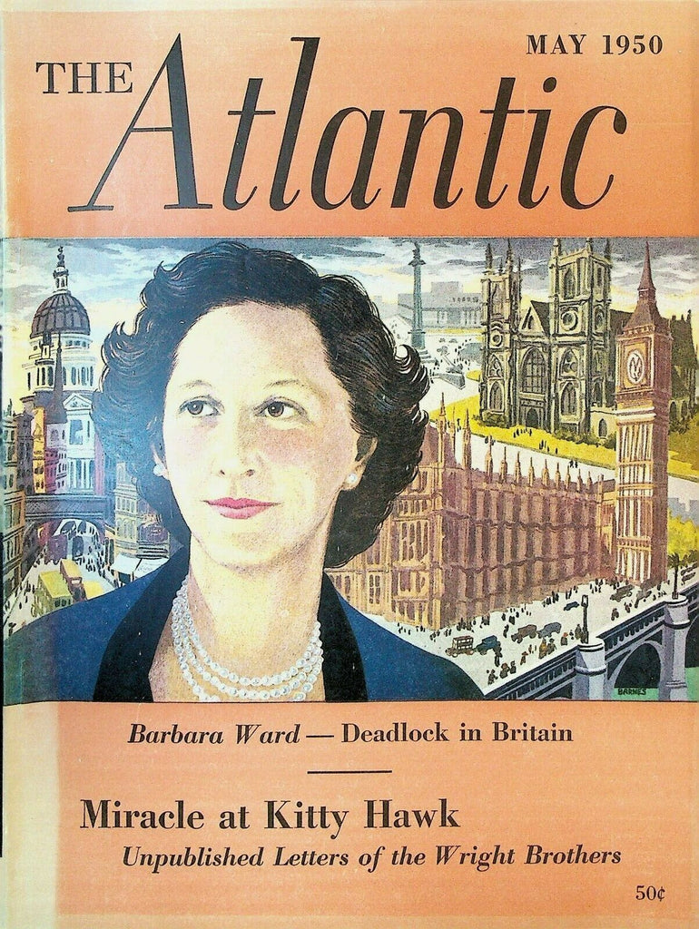 Atlantic Magazine May 1950 Wright Brothers at Kitty Hawk Al Capp Philip Wylie