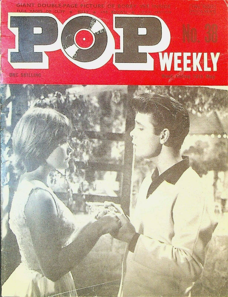 Pop Weekly #38 May 18 1963 Bobby Vee Joe Brown Cliff Richard Roy Orbison