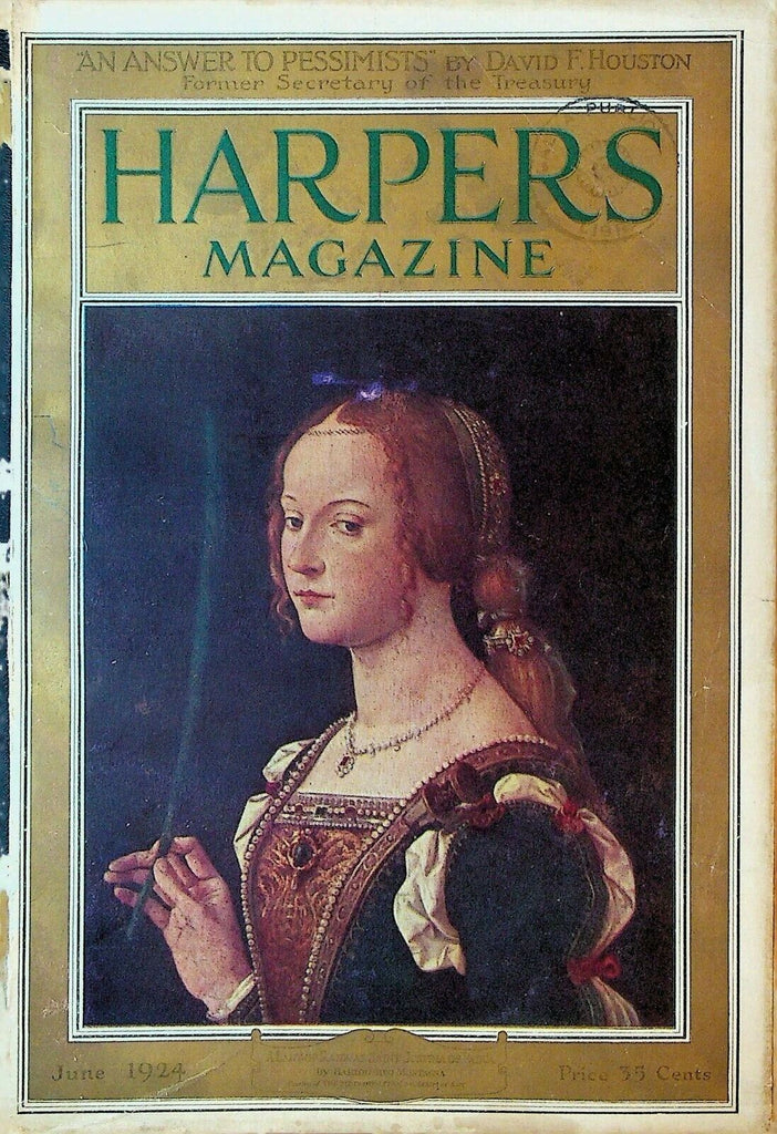 Harper's Magazine June 1924 Singapore Salt Lake City Mormons Japan