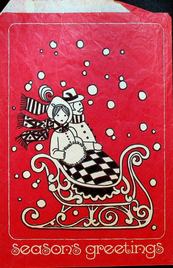 American Greetings Christmas Holidays Shopping Bag 1970s