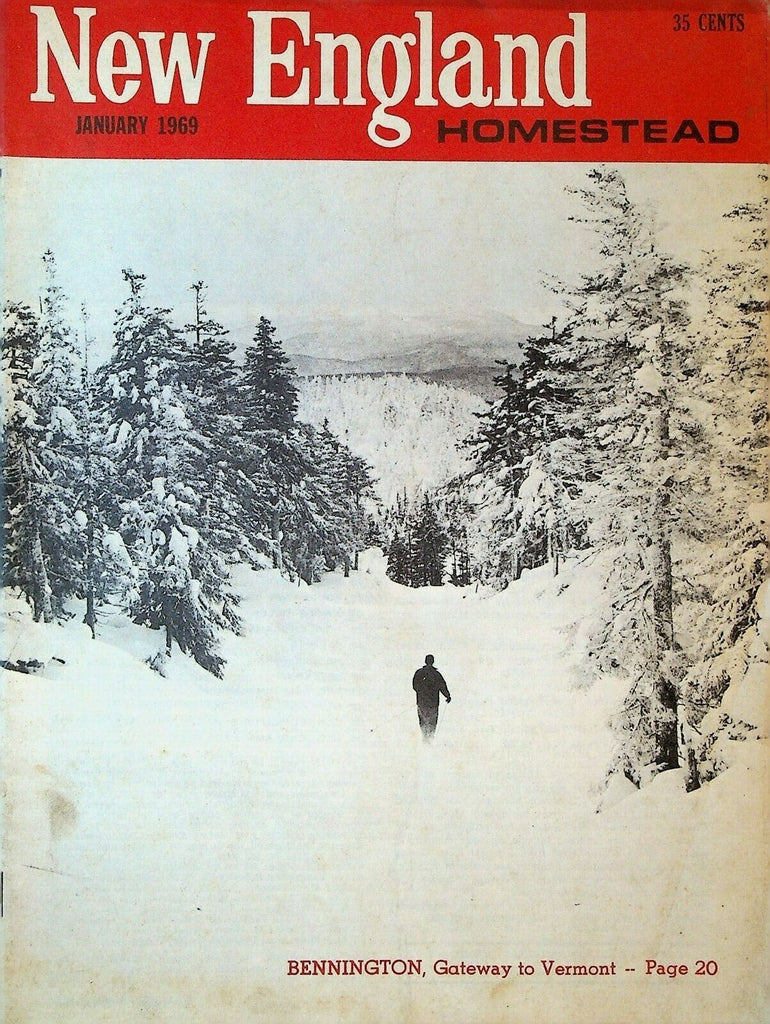 New England Homestead Magazine January 1969 Bennington Hampton Witch