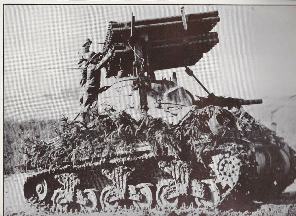 Yanks Adjust Rocket Racks Before Attack  WWII Dispatch Photo News Service