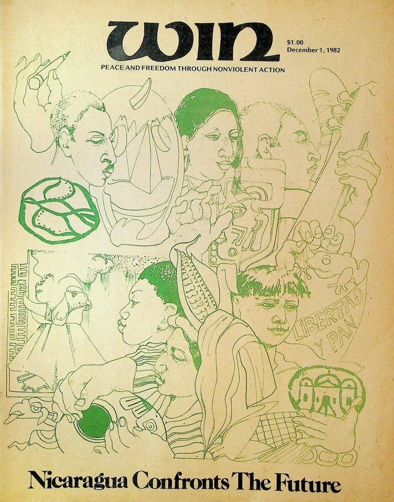 Win Magazine December 1 1982 Nicaragua Argentina El Salvador Indochina