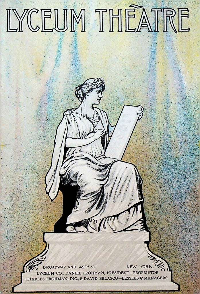 Interference Playbill February 13 1928 Lyceum Theatre Arthur Lewis Phoebe Foster