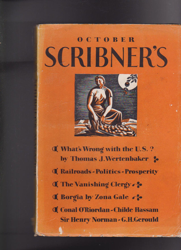 Scribner's Magazine Railroads Zona Gale October 1928