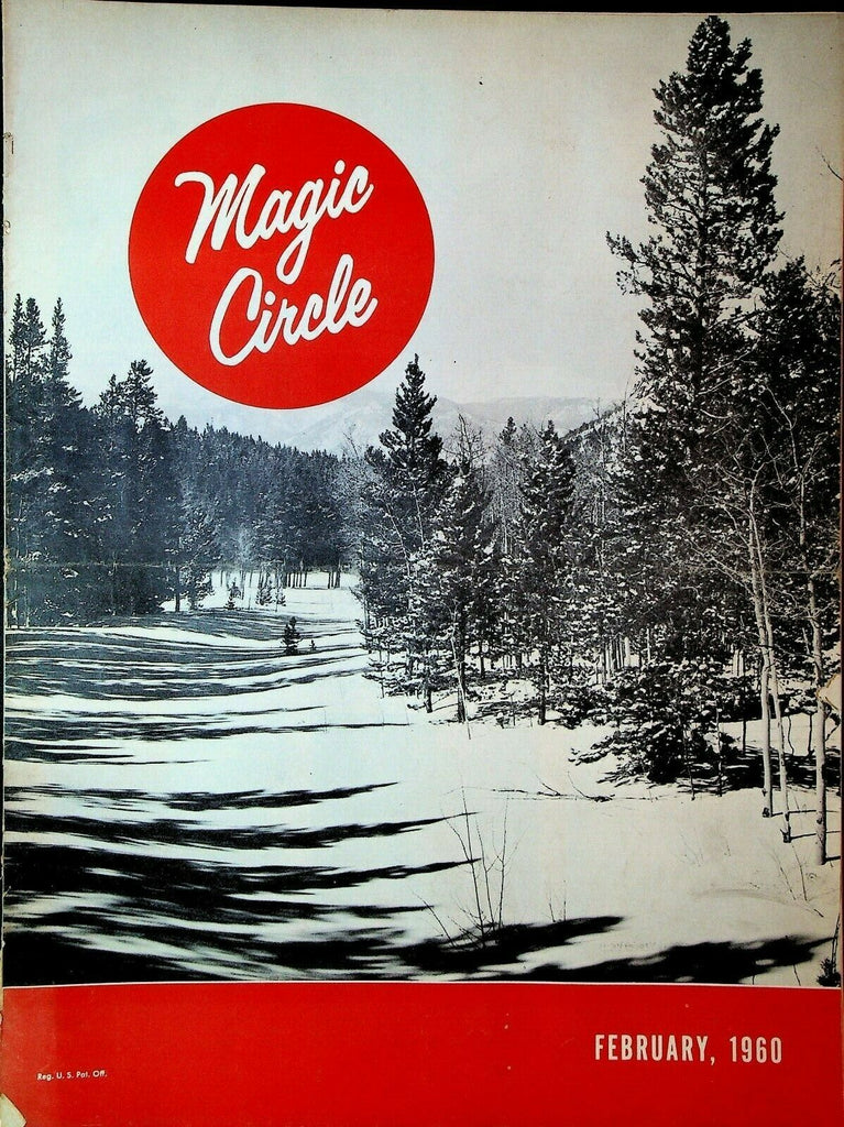 Magic Circle Magazine February 1960 Hagerstown In Perfect Rex White