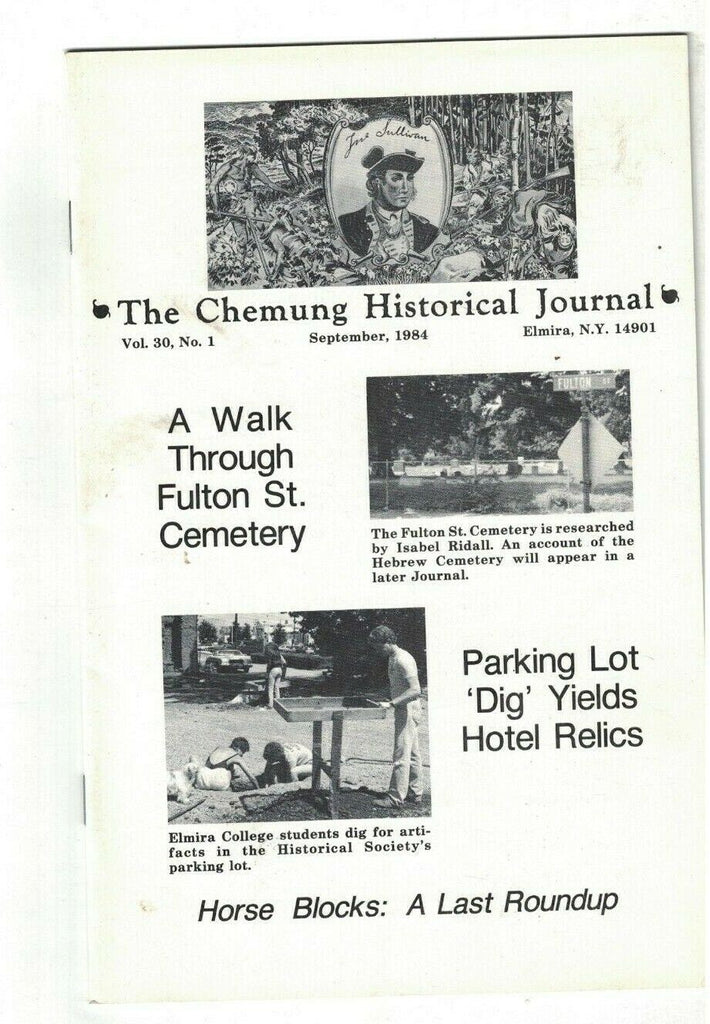 Chemung Historical Journal September 1984 Fulton St Cemetery Elmira
