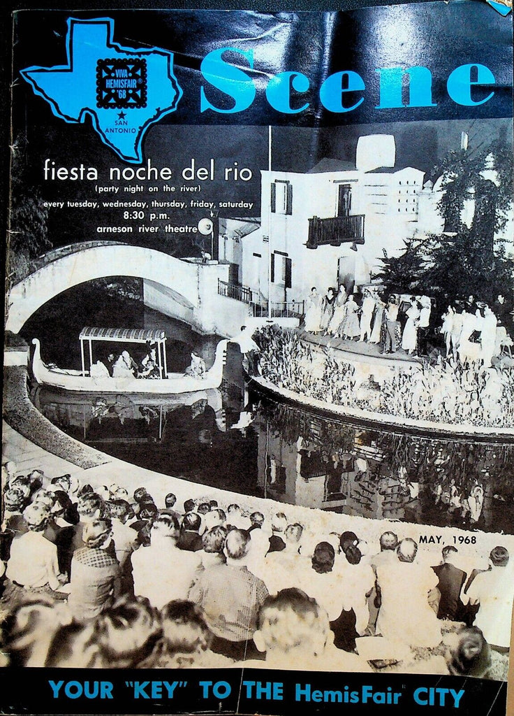 San Antonio Scene Magazine May 1968 Hemisfair Jack Benny Rex Harrison