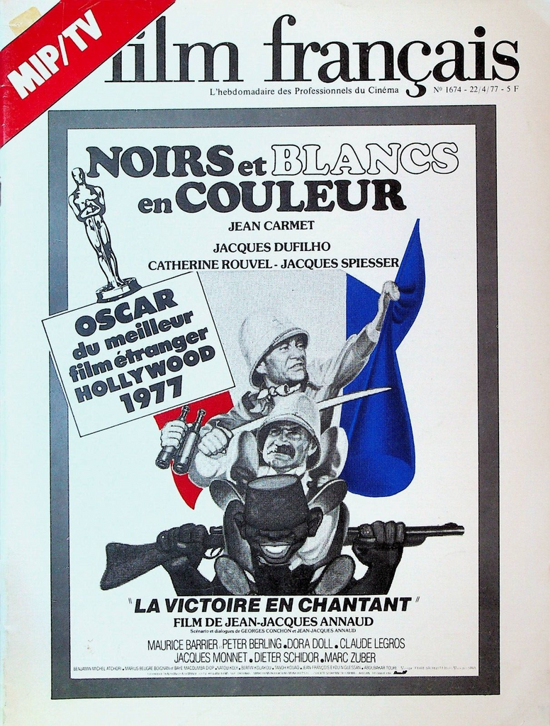 Le Film Francais Magazine April 22 1977 Jean Carmet Jean Drucker