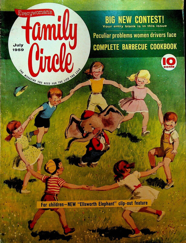 Family Circle Magazine July 1959 Hardie Gramatky Nancy Titus Cynthia Hope
