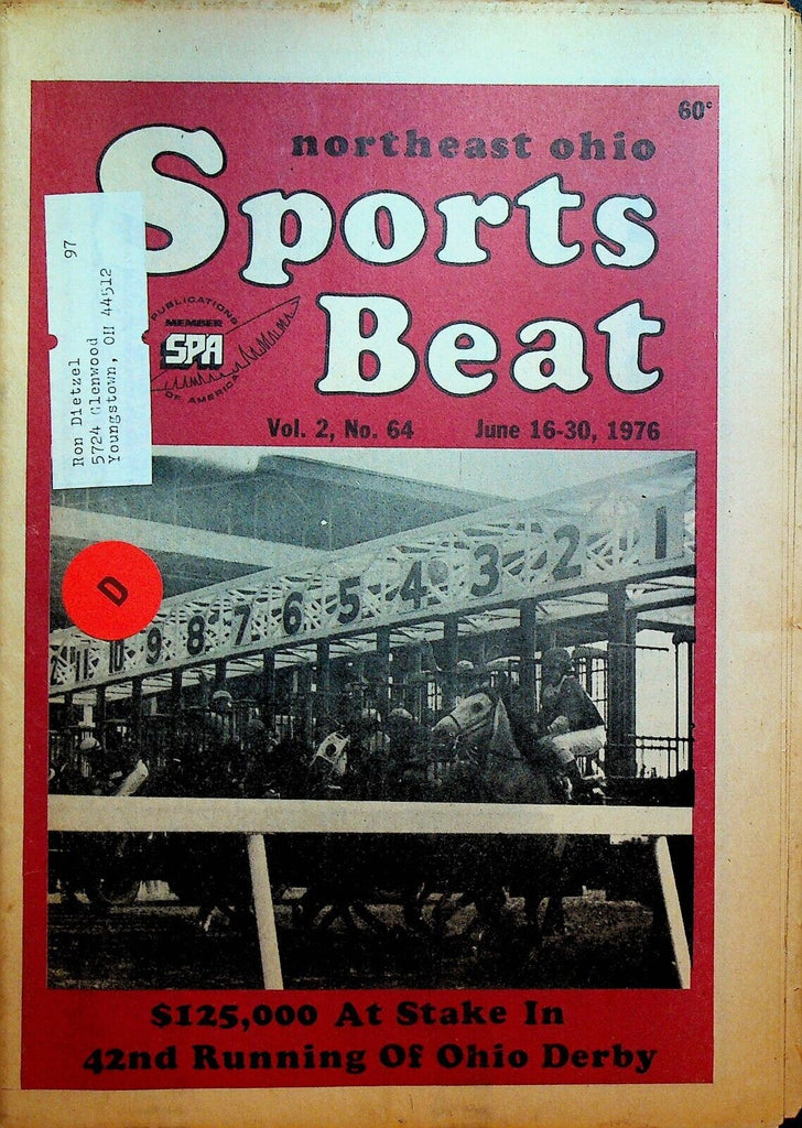 Northeast Ohio Sports Beat Magazine June 16 Ohio Derby Horse Racing