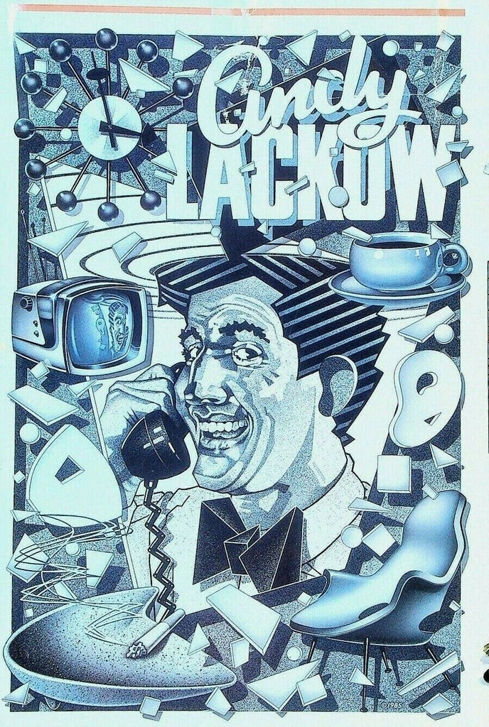 Cindy Lackow New York City Advertising Poster 1986 American Showcase