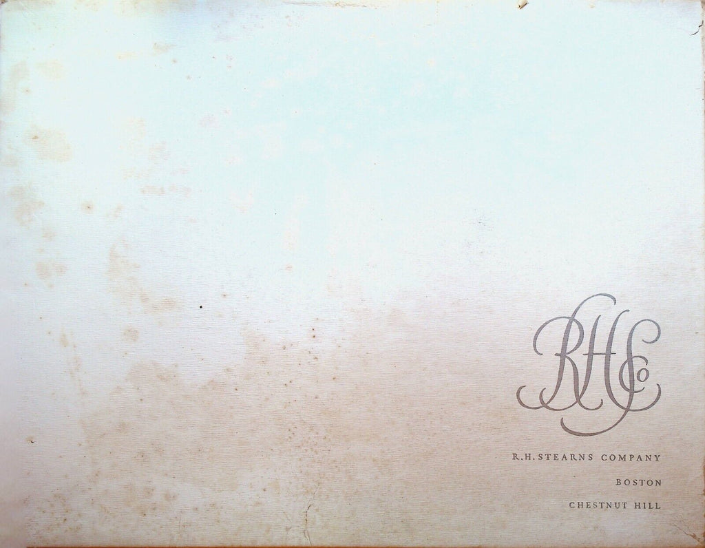 RH Stearns Company Chestnut Hill Boston Department Store Box 1950s