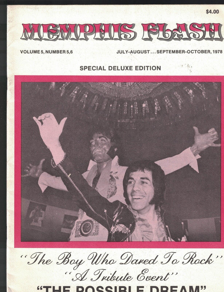 Memphis Flash Magazine July 1978 ELVIS PRESLEY The Boy Who Dared to Rock
