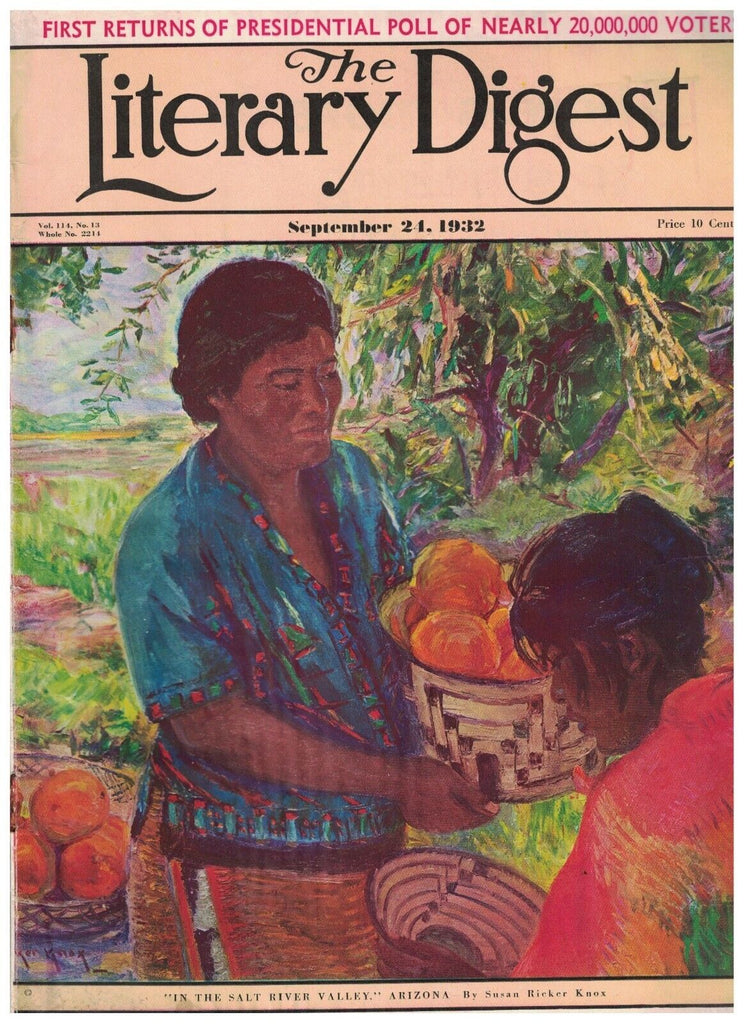Literary Digest September 24 1932 German Politics Adolf Hitler Gandhi Babe Ruth