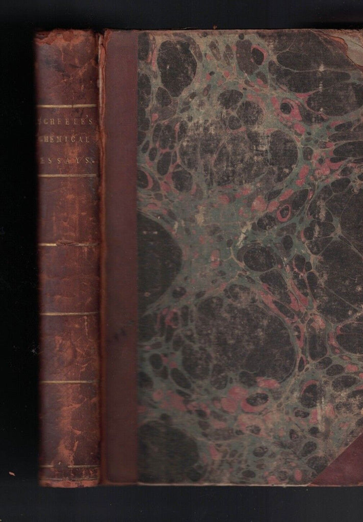 Chemical Essays of Charles-William Scheele 1786 Book Verplanck Colvin
