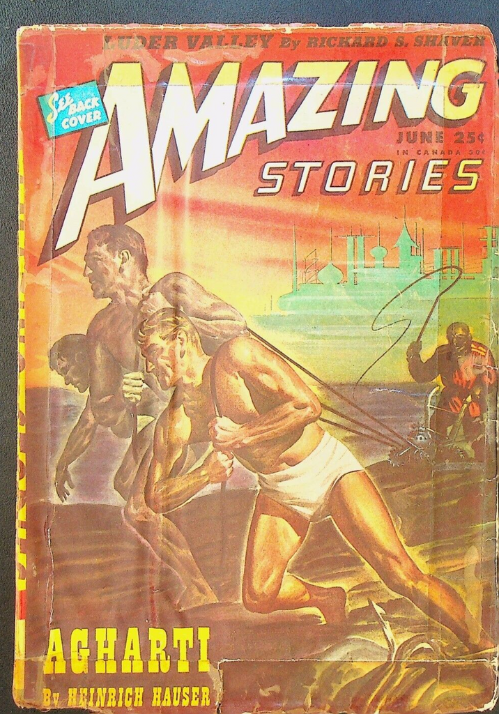 Amazing Stories Pulp June 1946 Richard S Shaver Heinrich Hauser David V Reed