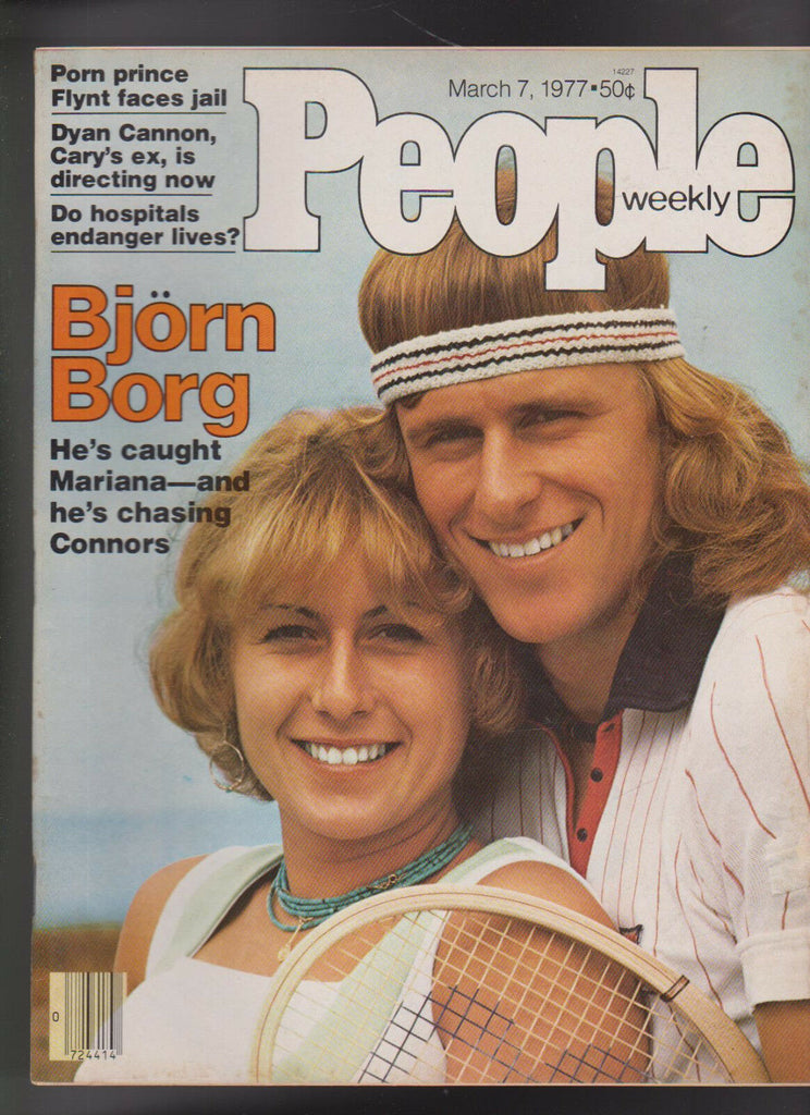People Magazine Bjorn Borg Larry Flynt March 7 1977  Free S/H